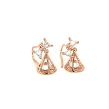 Wholesale 925 Sterling Silver Fashion Jewelry Cubic Zircon Hook Earring for Women